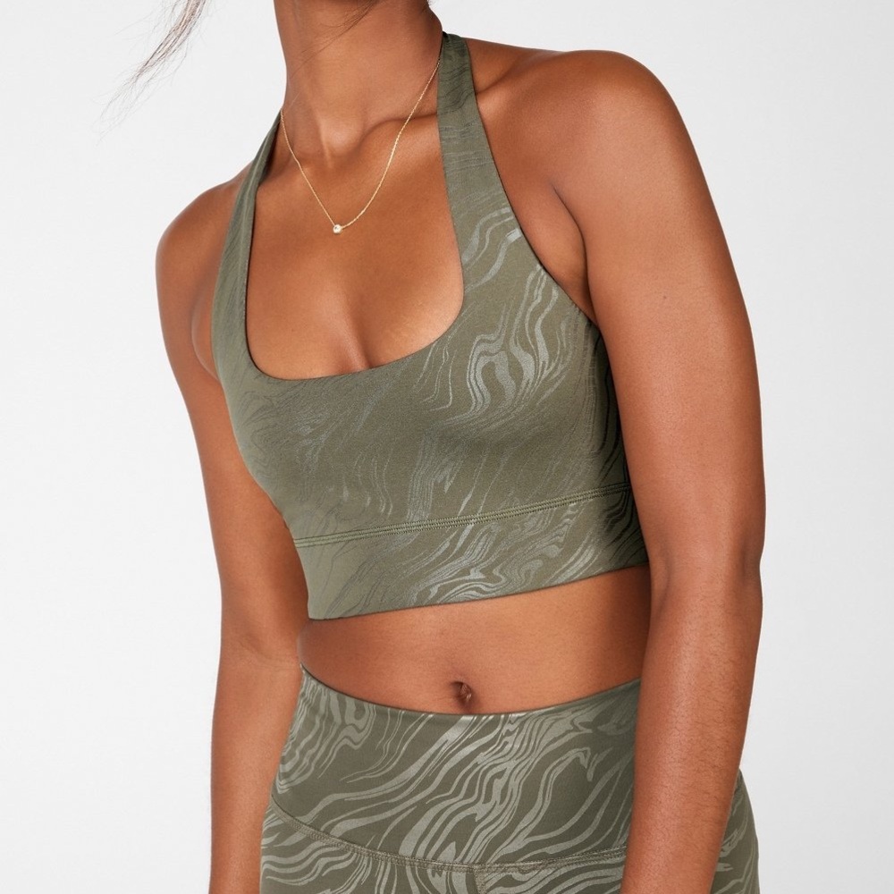 Fabletics Harlow halter Reversible Sports Bra